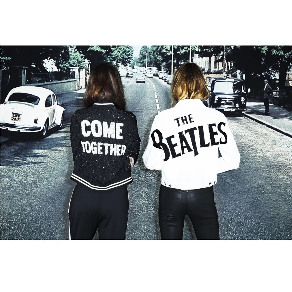 Alice and Olivia Beatles Sequined Jacket